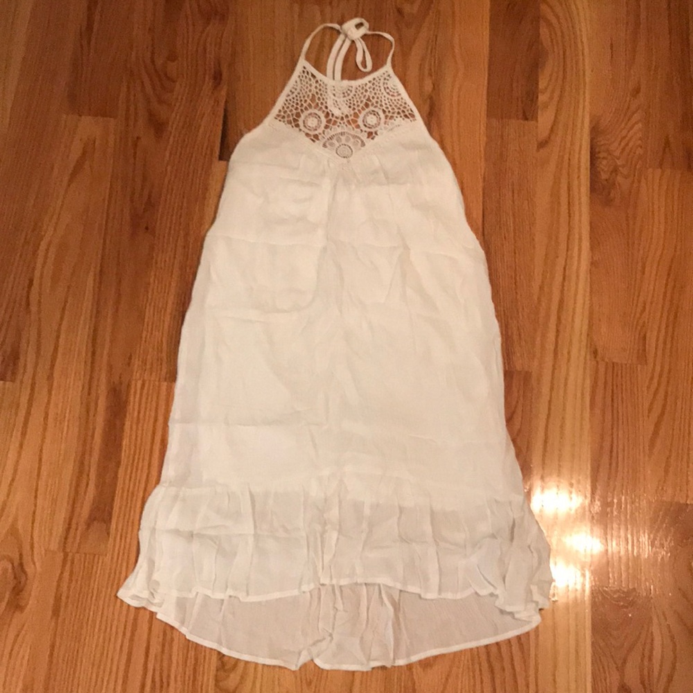 Halter Crochet Top Dress